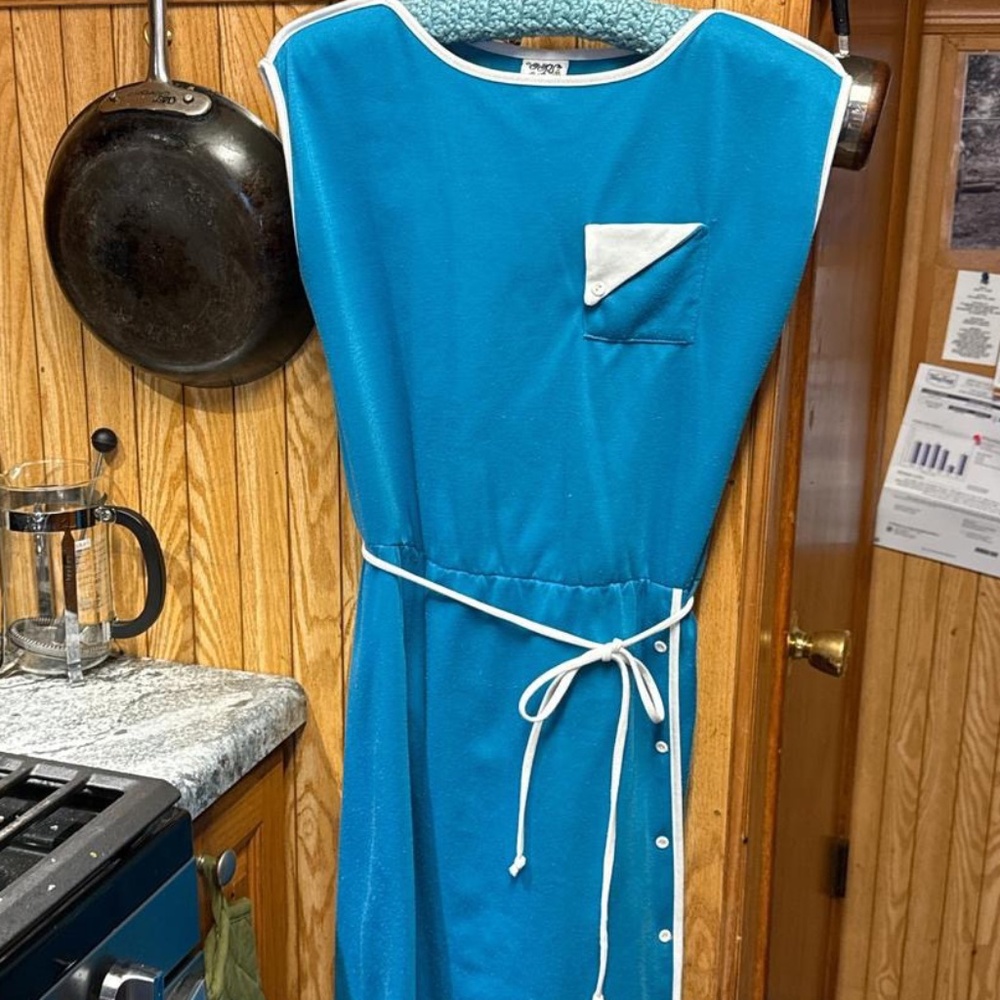 Vintage 1980s Skipper Day Dress by Oops of California